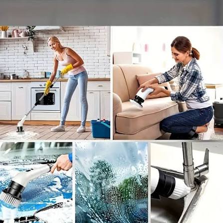 Cepillo Eléctrico Inalámbrico Nuxo 9 en 1 — Limpieza Profesional