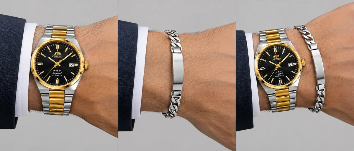 Reloj Semiautomático Crystal + Pulsera